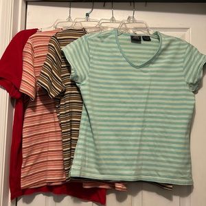 Lot of 4 gently used short sleeves